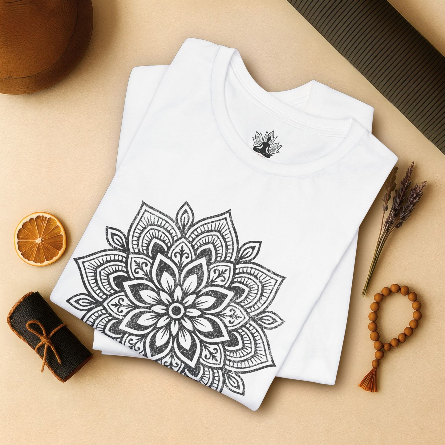 Spiritual Boho Mandala - Yoga Sacred Geometry Tee