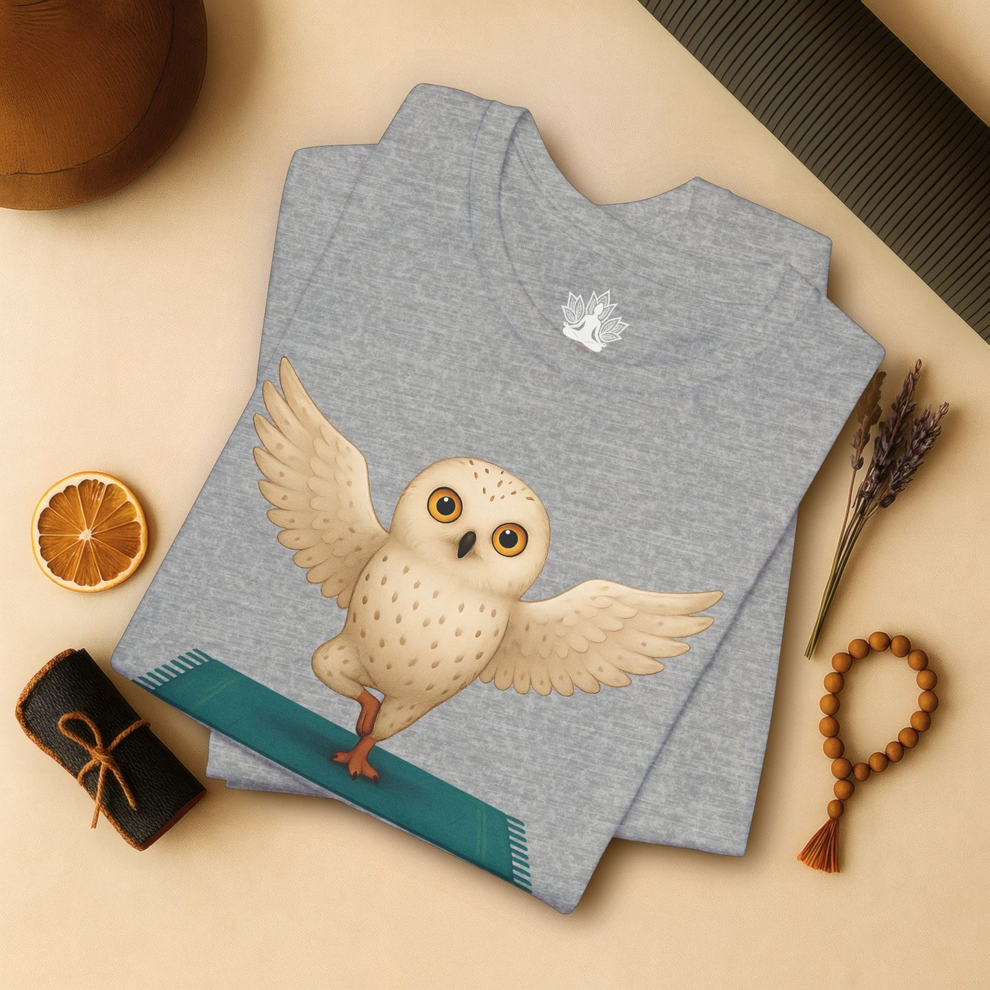 Snowy Owl - Tree Pose Tee