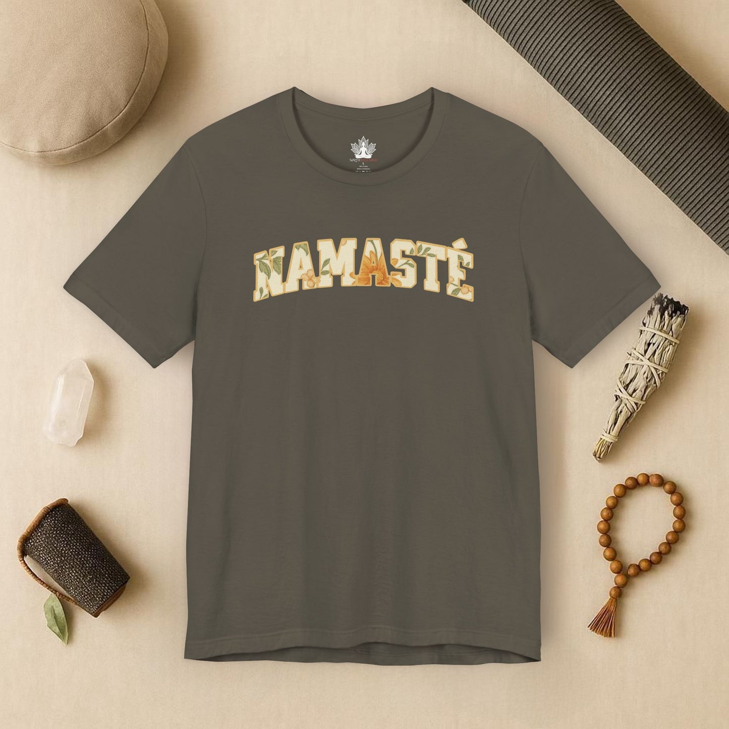 Floral Namasté – Zen Spirit Tee