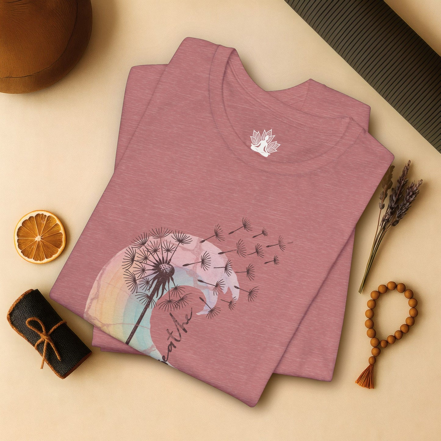Dandelion Rainbow - Just Breathe Tee