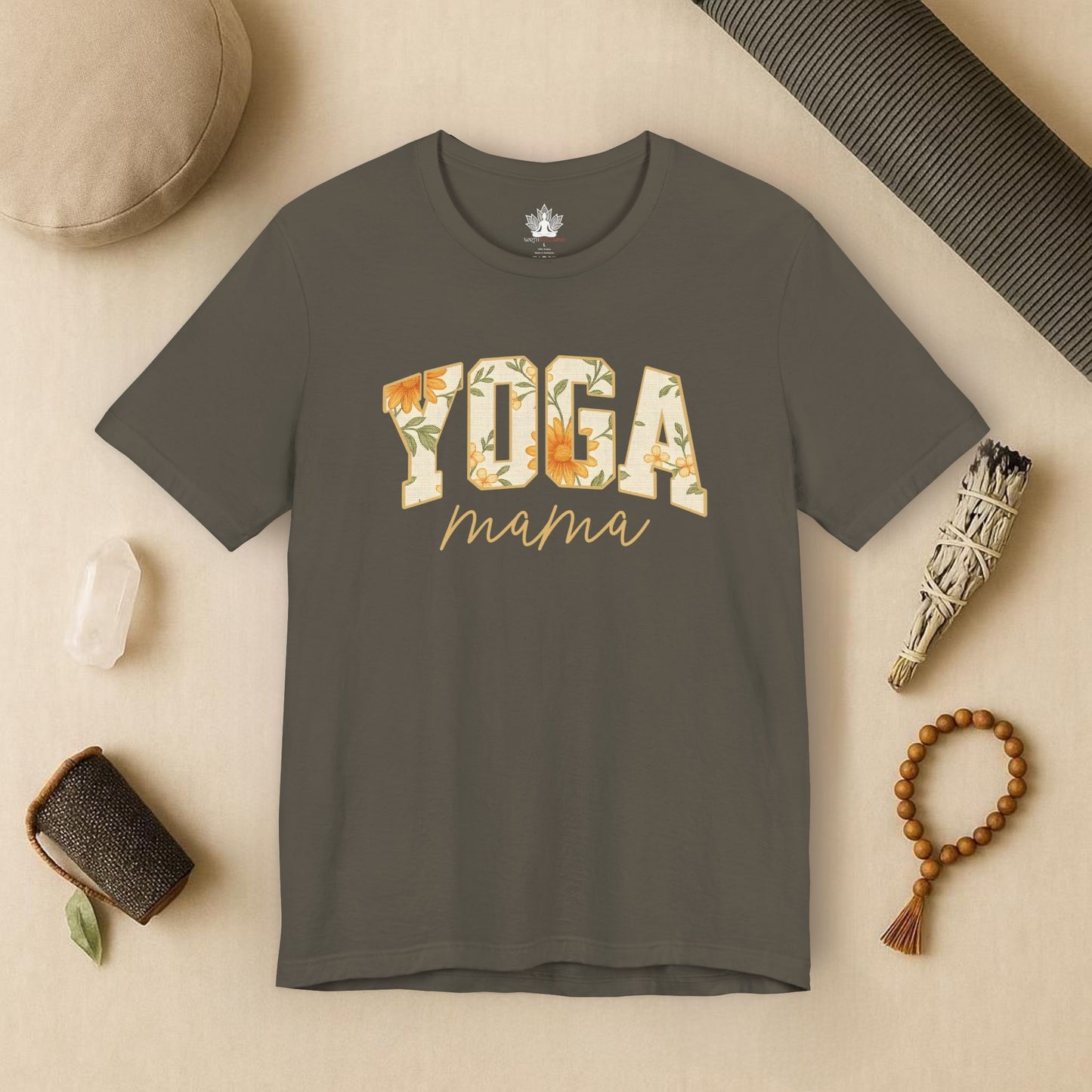 Floral Yoga Mama – Mindful Vintage Tee
