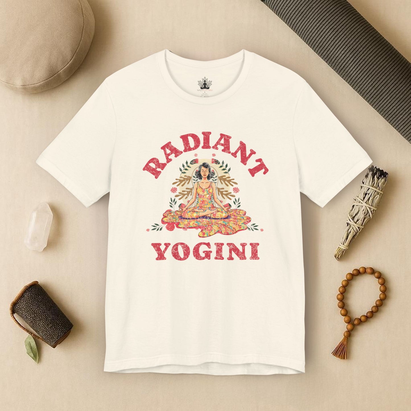 Radiant Yogini – Vibrant Meditation Tee