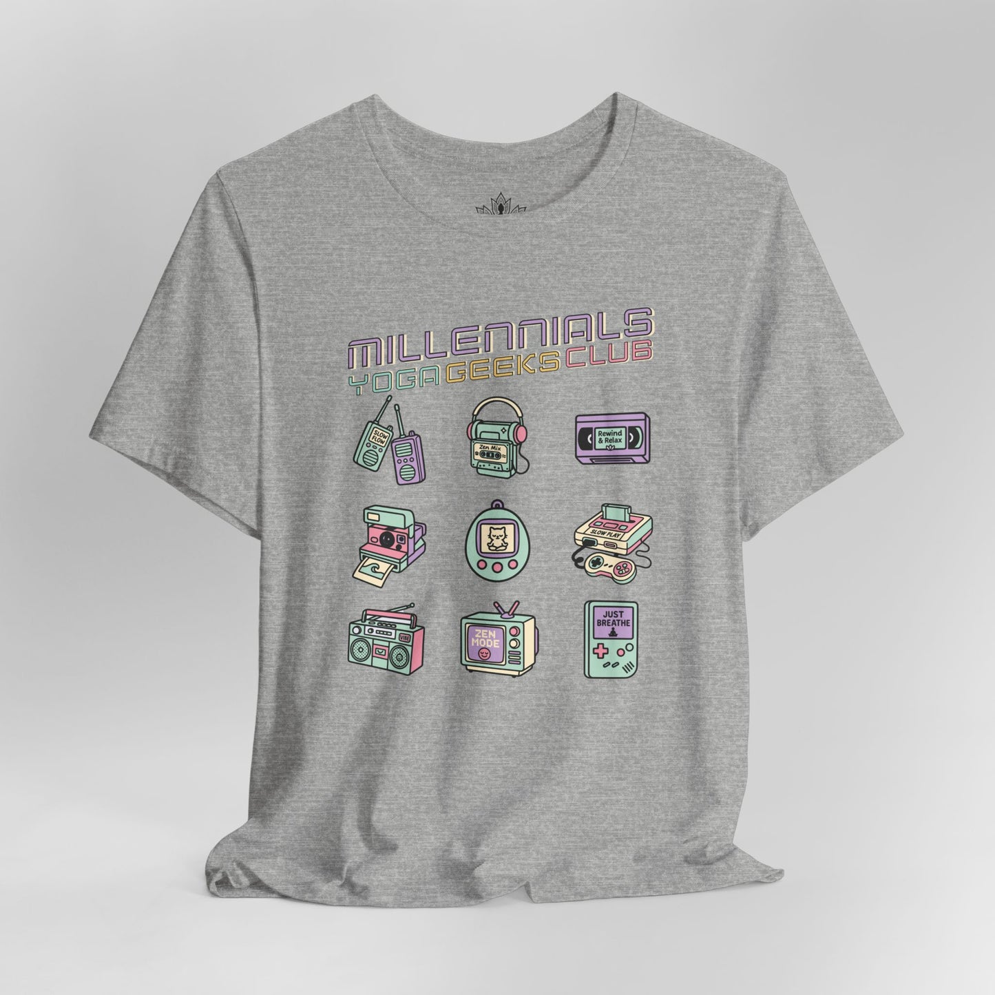 Yoga Geeks – Retro Millennials Tee