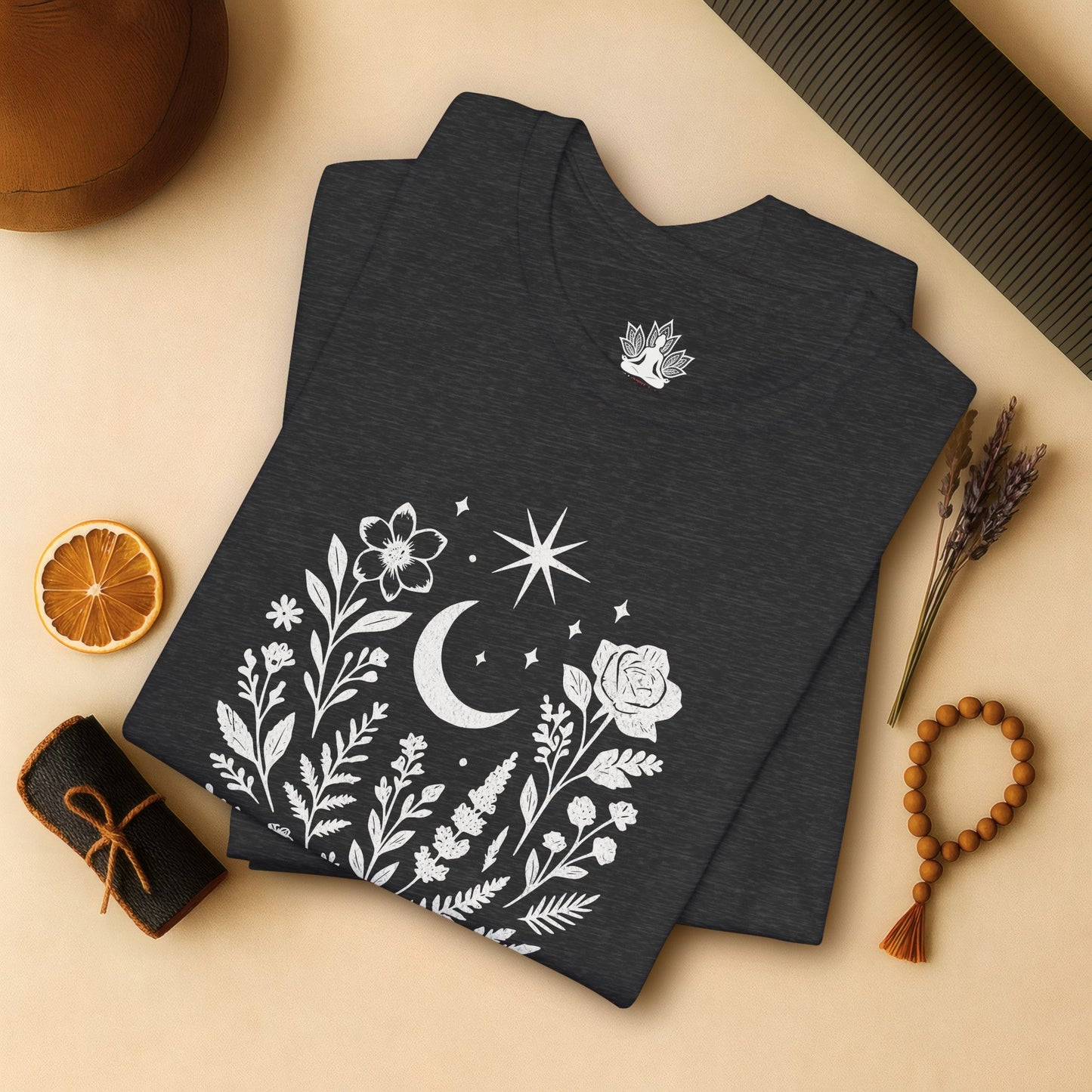 Namasté Bloom – Floral Yoga Tee