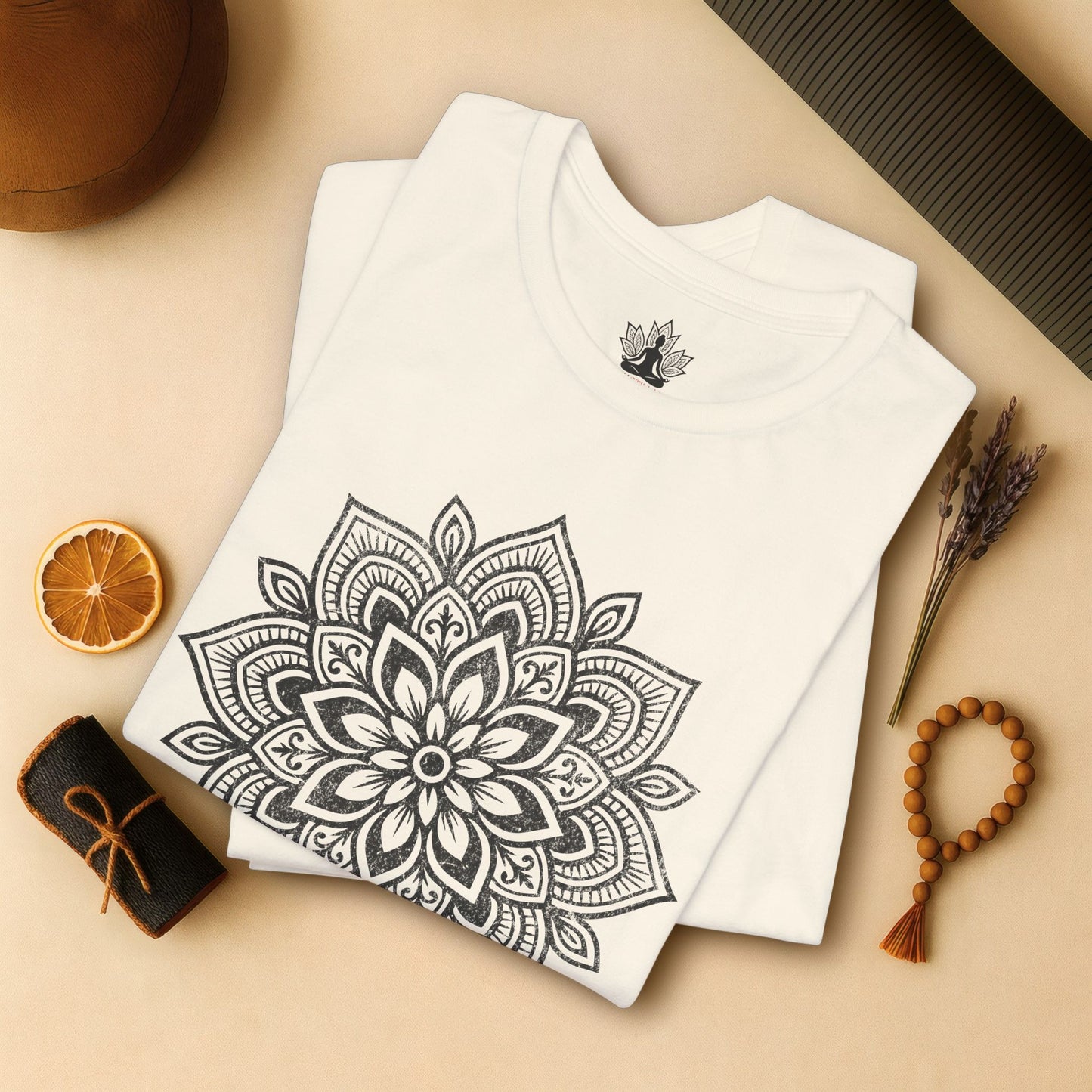 Spiritual Boho Mandala - Yoga Sacred Geometry Tee