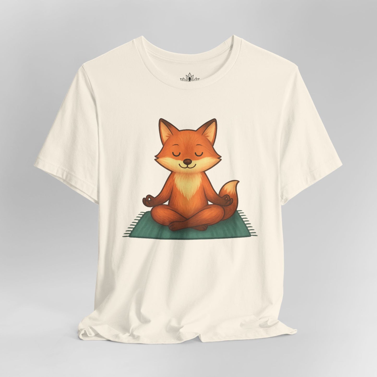 Fox Meditating – Yoga Animal Namaste Tee