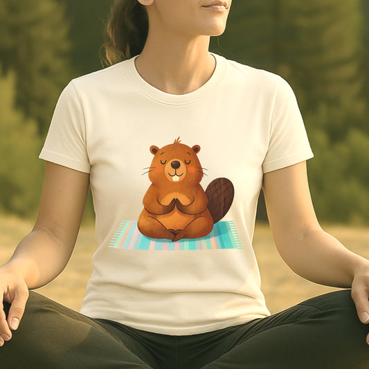 Namaste Beaver – Cute Yoga Tee