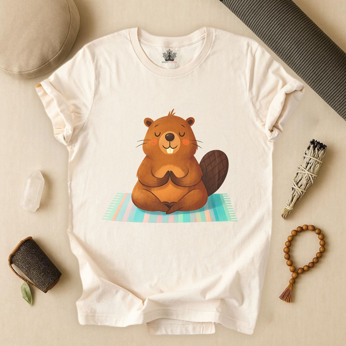 Namaste Beaver – Cute Yoga Tee