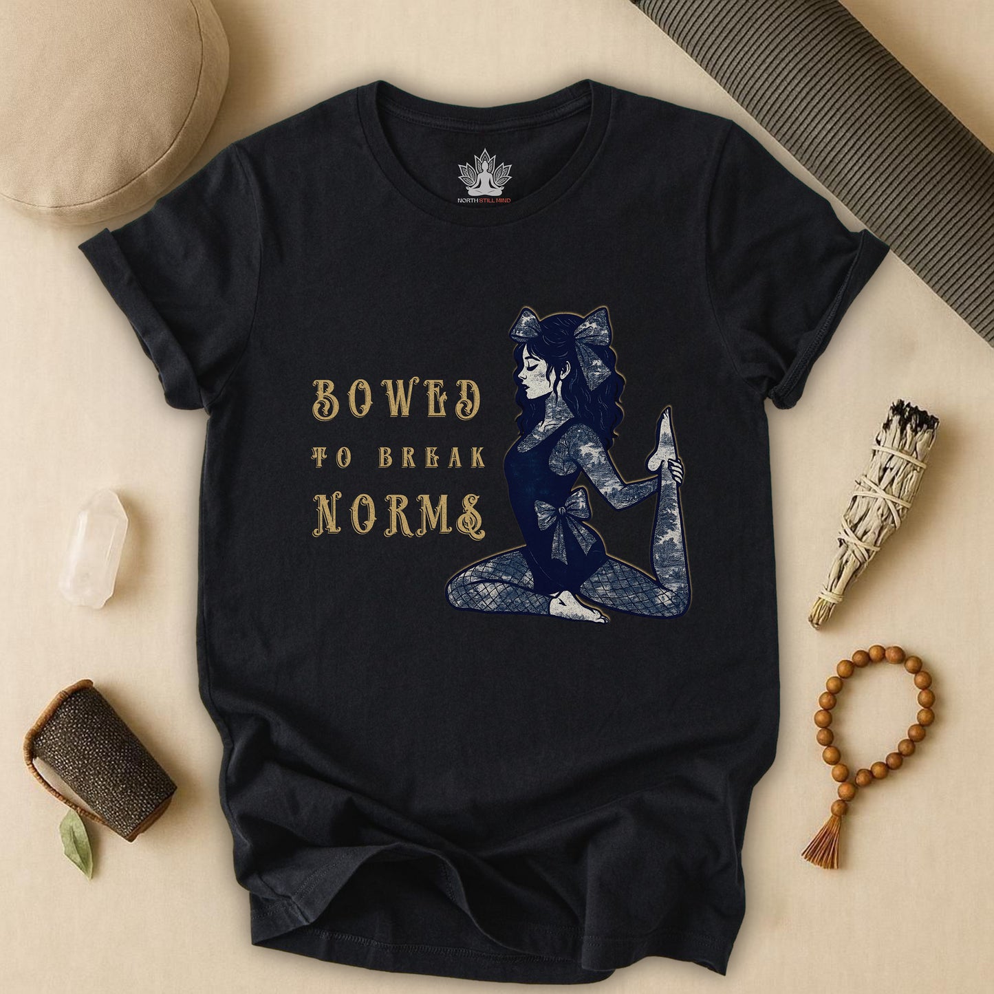 Bowed to Break Norms – Dark Coquette Tee