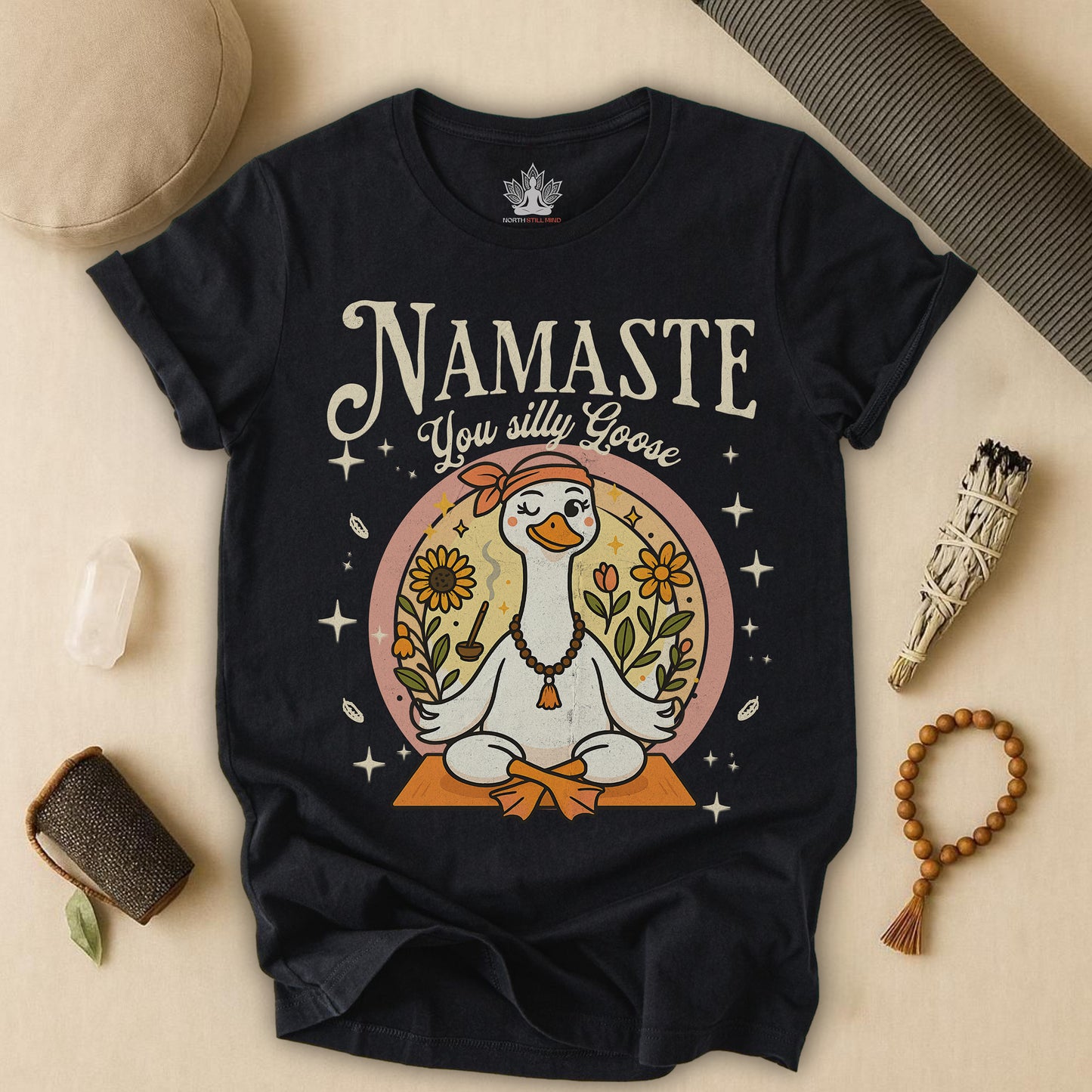 Namaste Silly Goose – Funny Yoga Tee