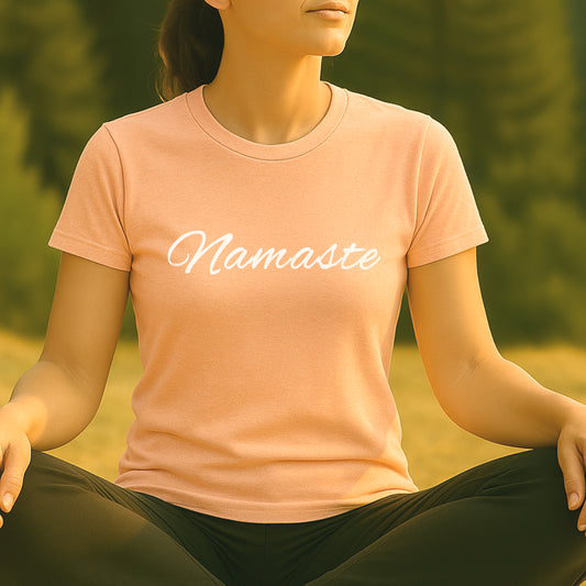 Namaste Luxe – Classic Yoga Minimalist Tee
