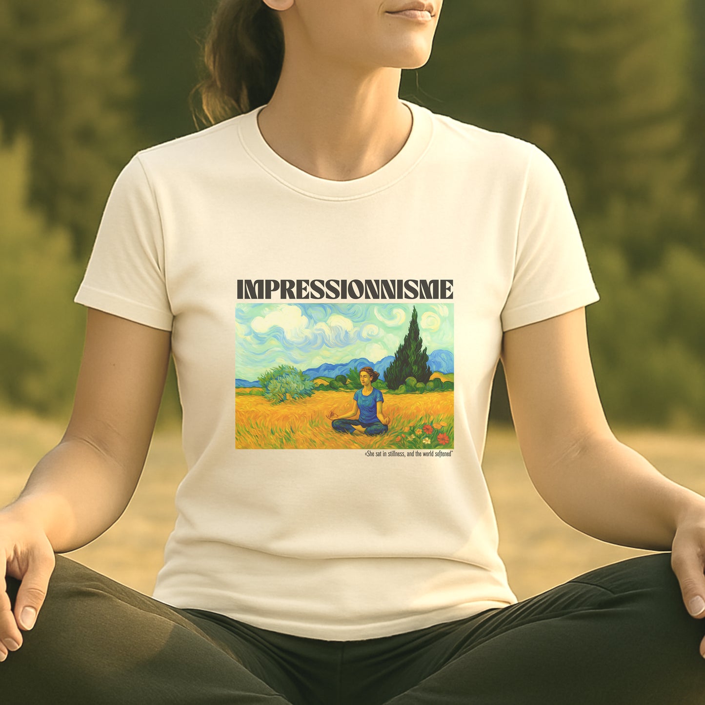 Meditative Stillness – Van Gogh Inspired Tee