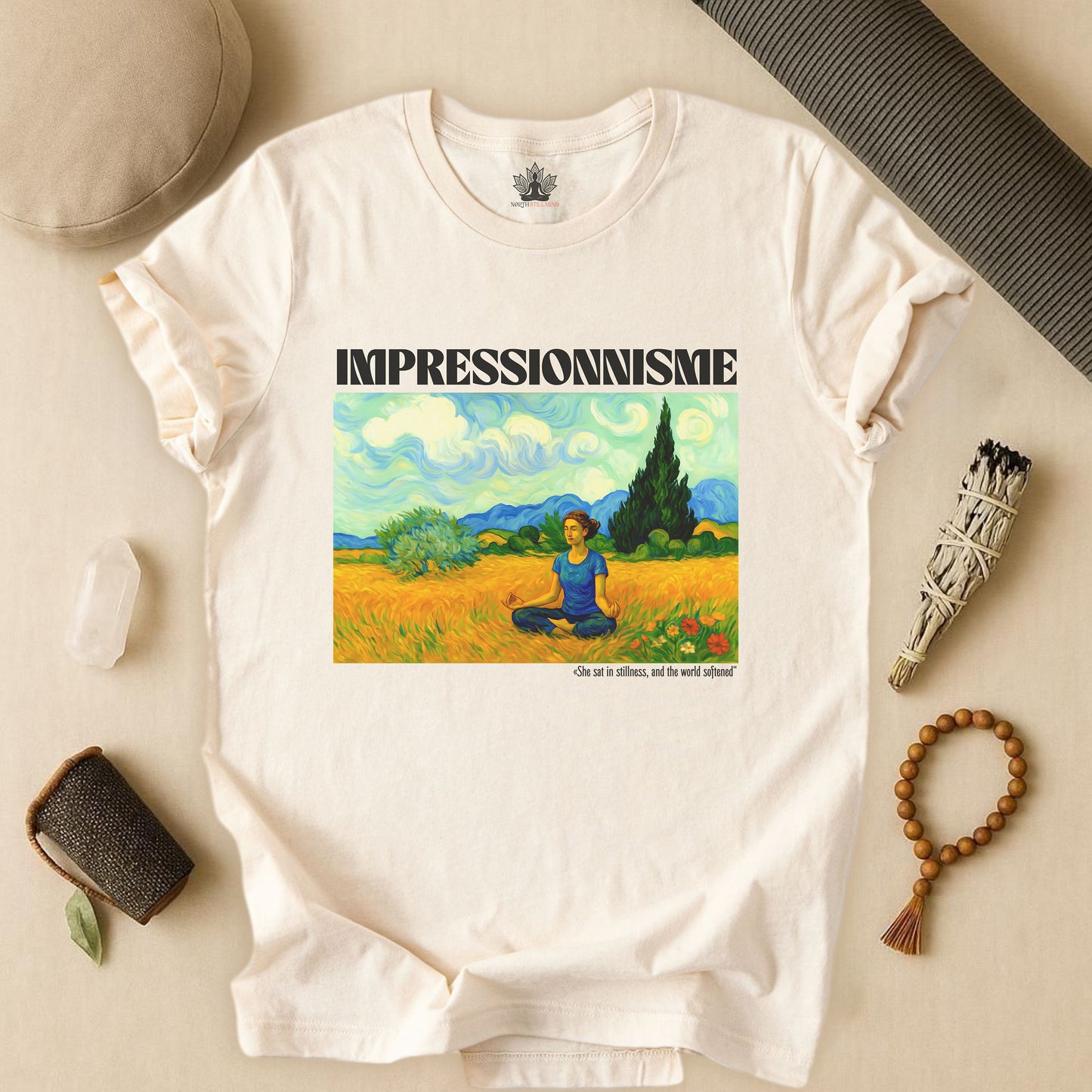 Meditative Stillness – Van Gogh Inspired Tee