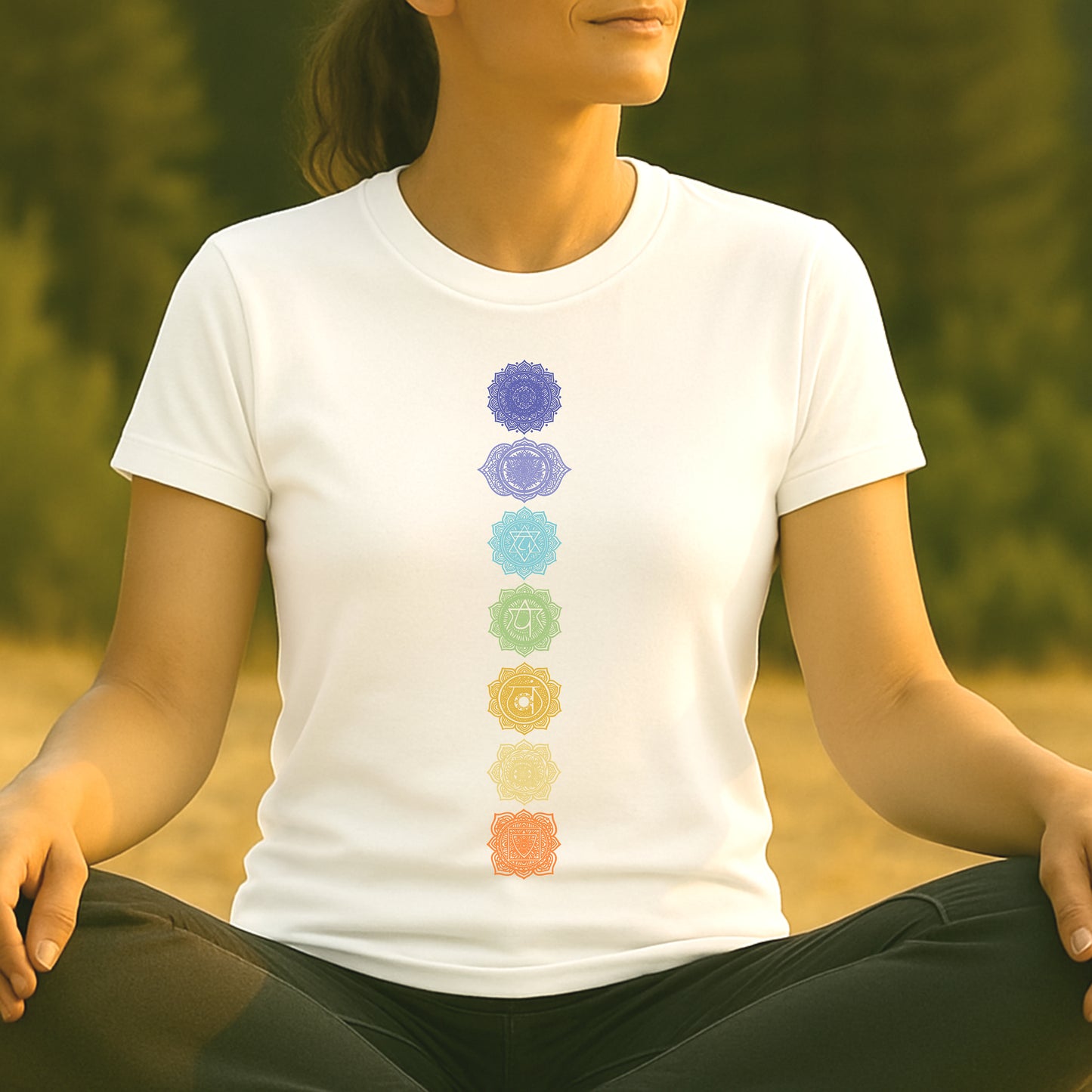 Chakra Alignment – Vertical Energy Tee