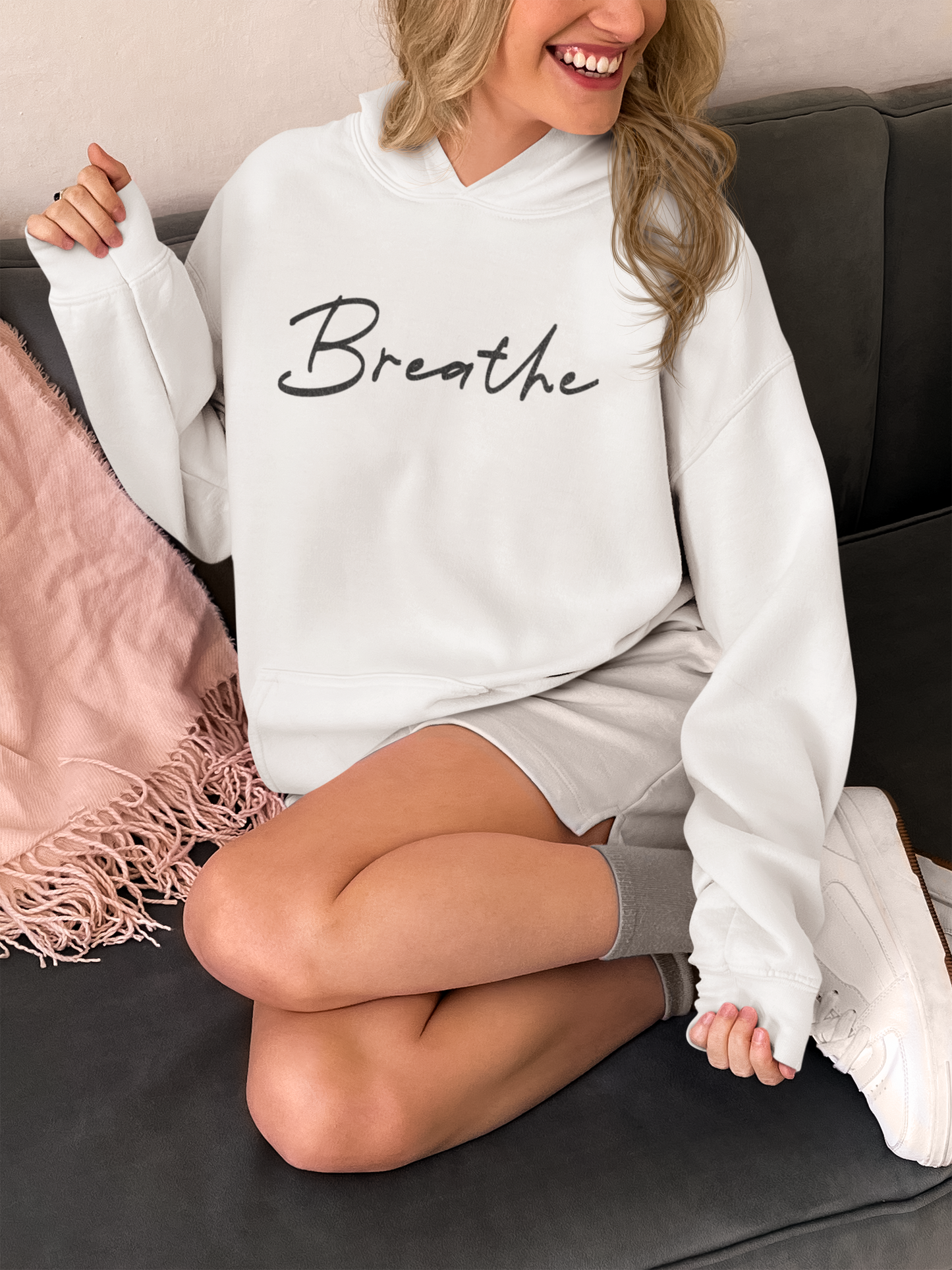 Cozy Champion Breathe Hoodie – Mandala Back