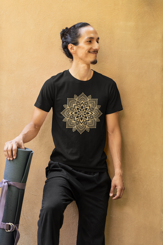 Spiritual Boho Mandala - Yoga Sacred Geometry Men Tee