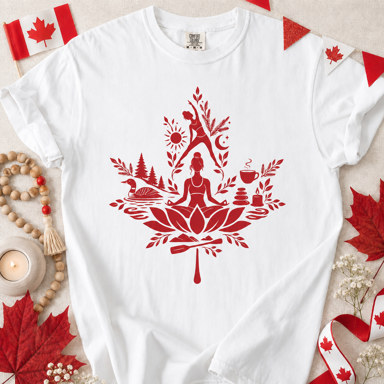 Canada Day Maple Leaf Comfort Colors® Tee