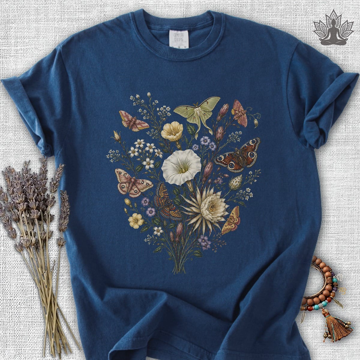 Printify T-Shirt Where The Night Blooms Comfort Colors® Tee Where The Night Blooms Comfort Colors® Tee