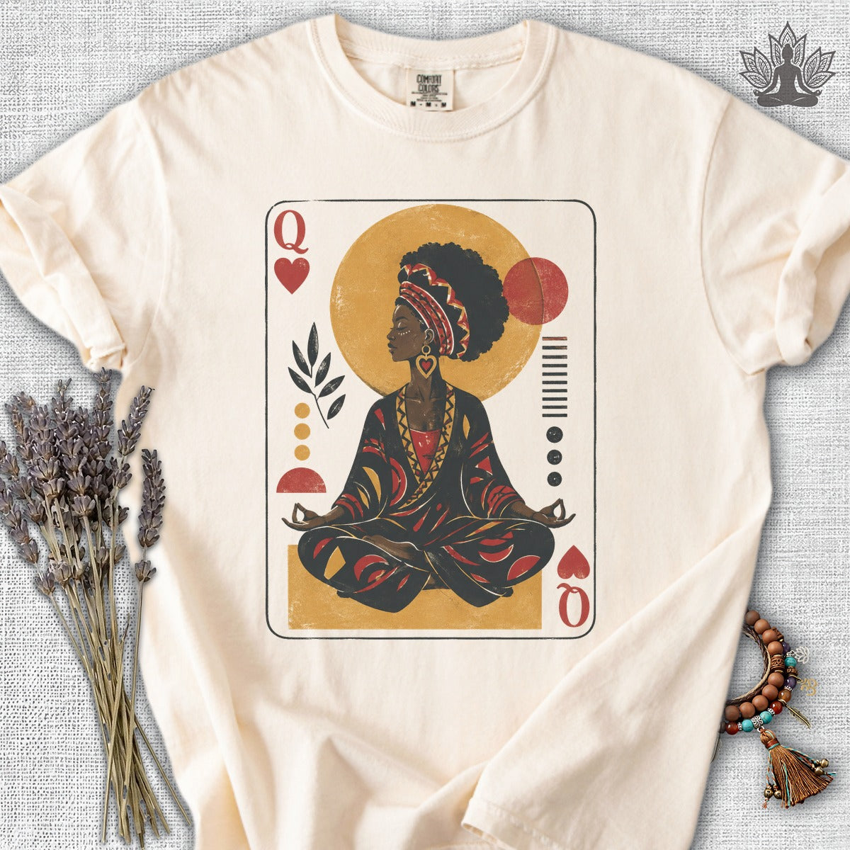 Queen of Hearts Meditation Comfort Colors® Tee