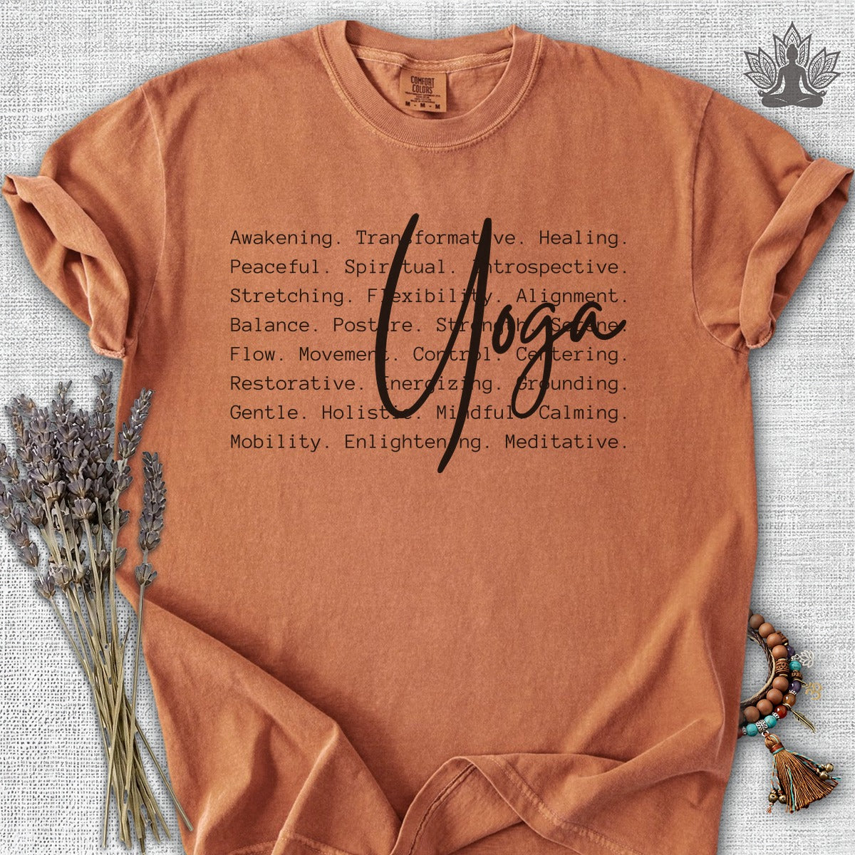The Language of Yoga Comfort Colors® Tee