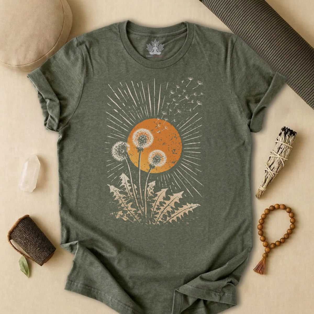 Wishes in the Wind Dandelion Tee