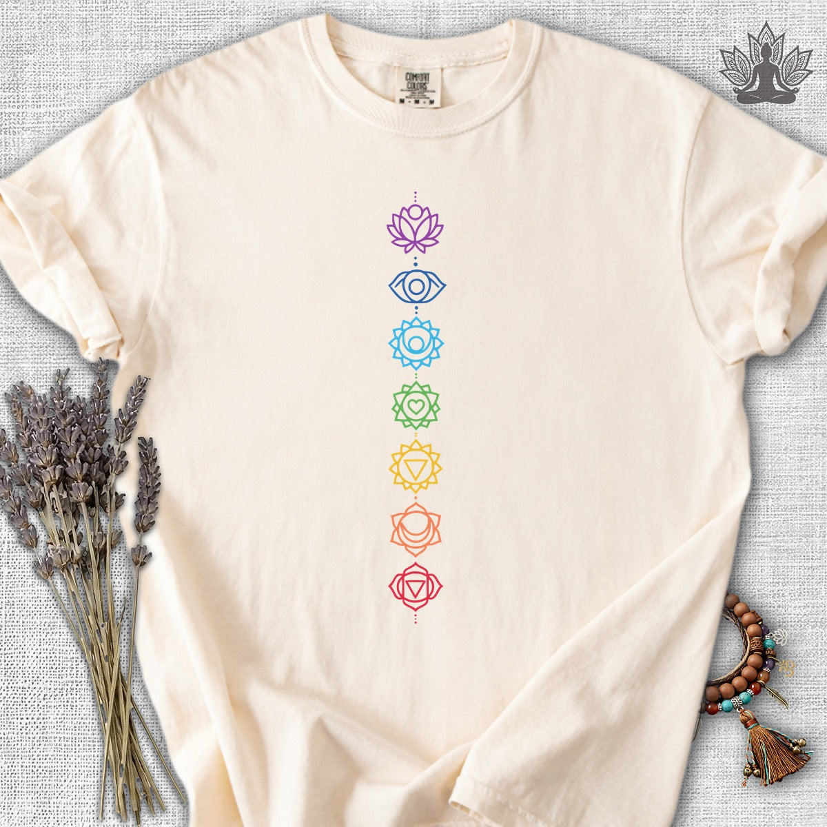 The Seven Chakras Comfort Colors® Tee