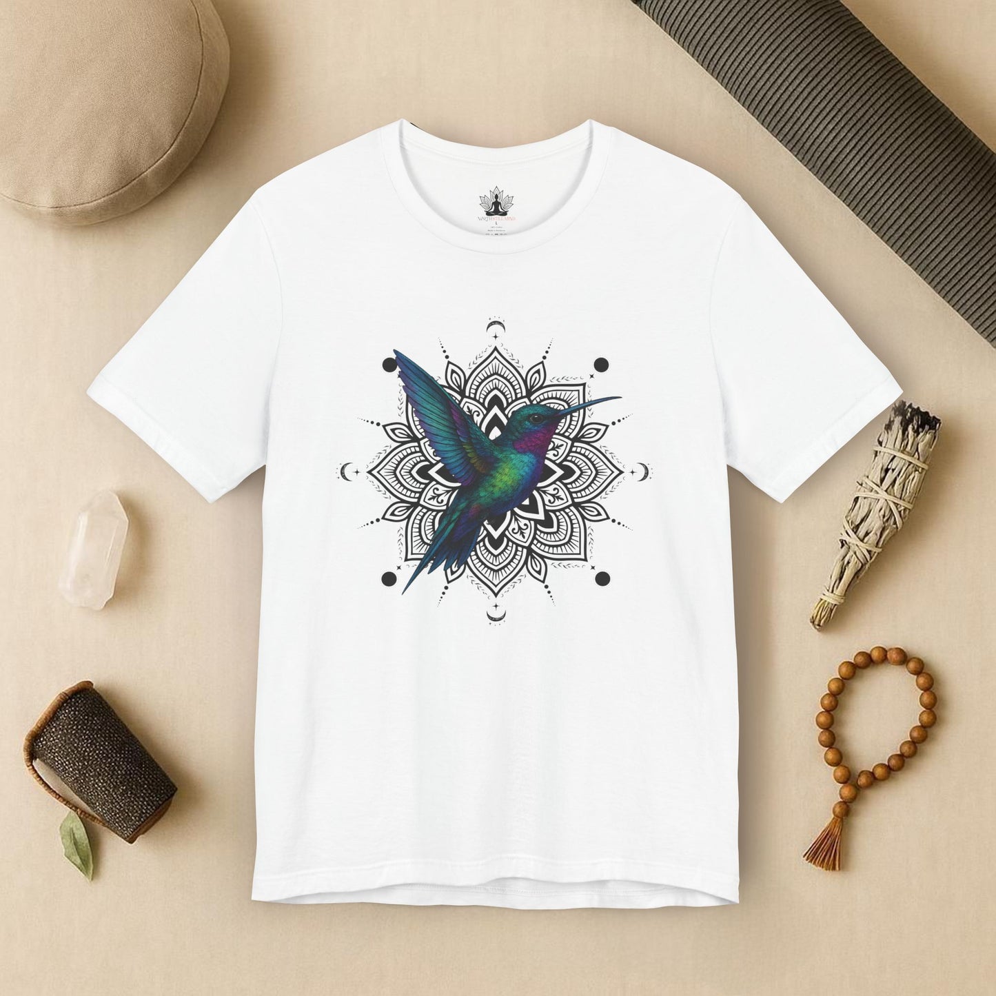 Hummingbird – Mandala Spiritual Flight Tee