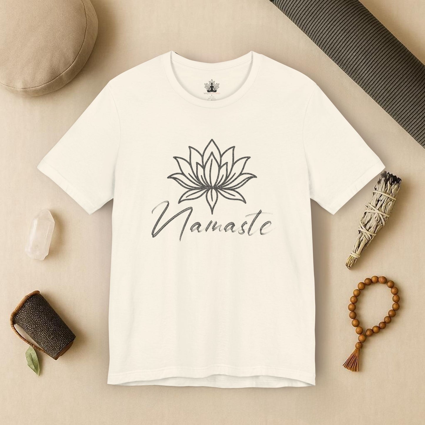 Namaste Lotus Tee – Yoga Minimalist