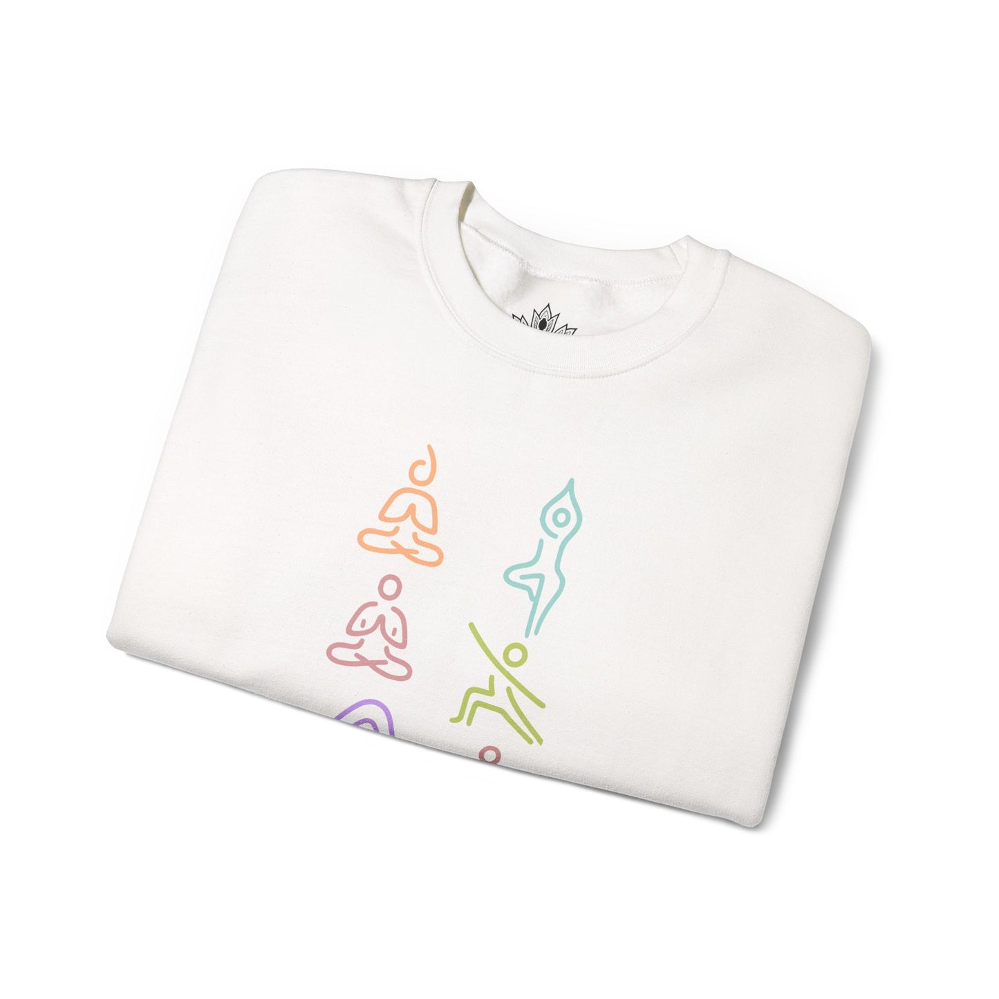 Line Art Yoga Poses Sweatshirt