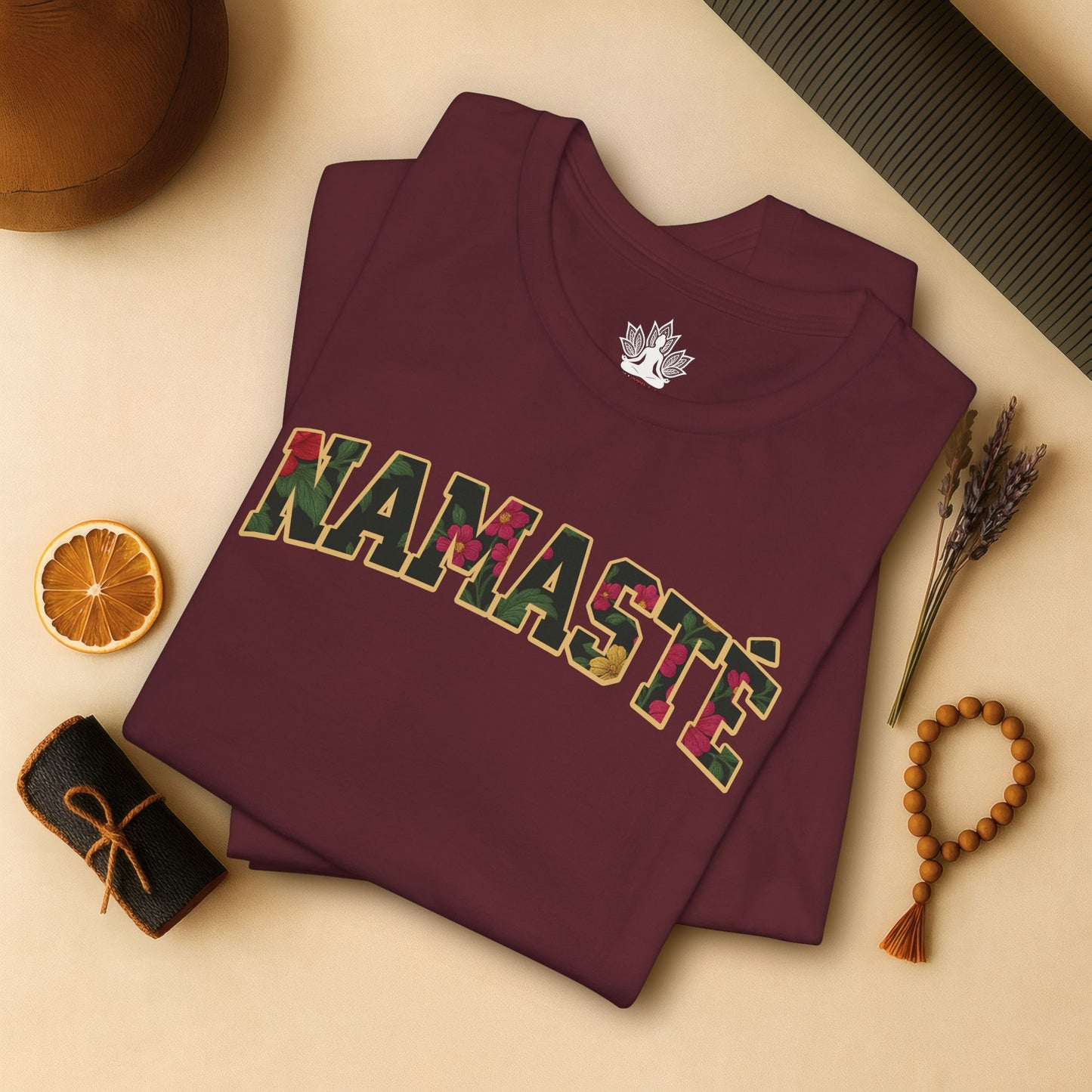 Floral Namasté – Zen Spirit Tee