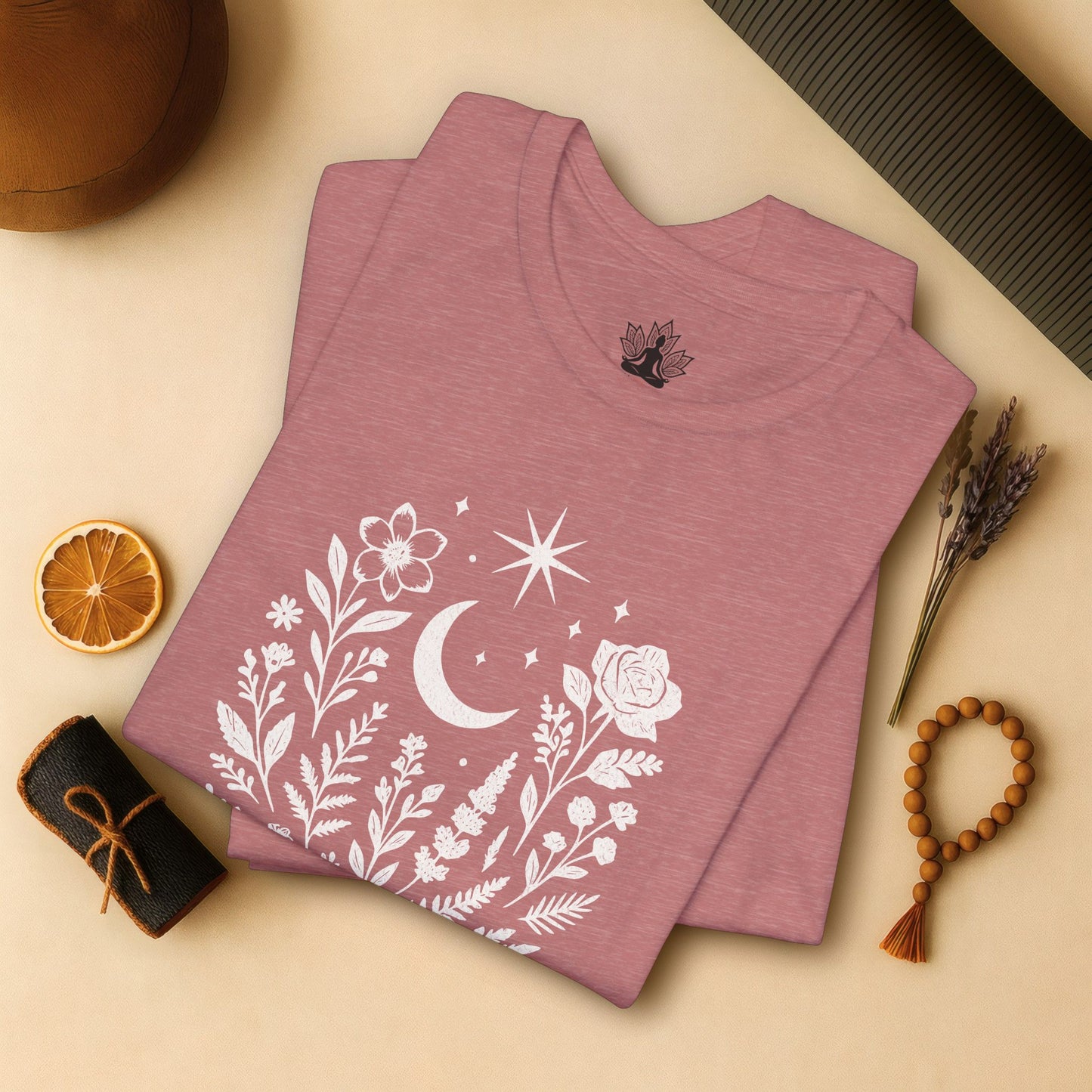 Namasté Bloom – Floral Yoga Tee
