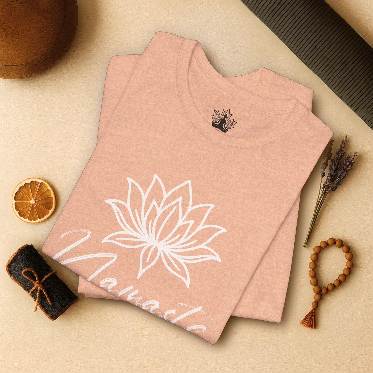 Namaste Lotus Tee – Yoga Minimalist