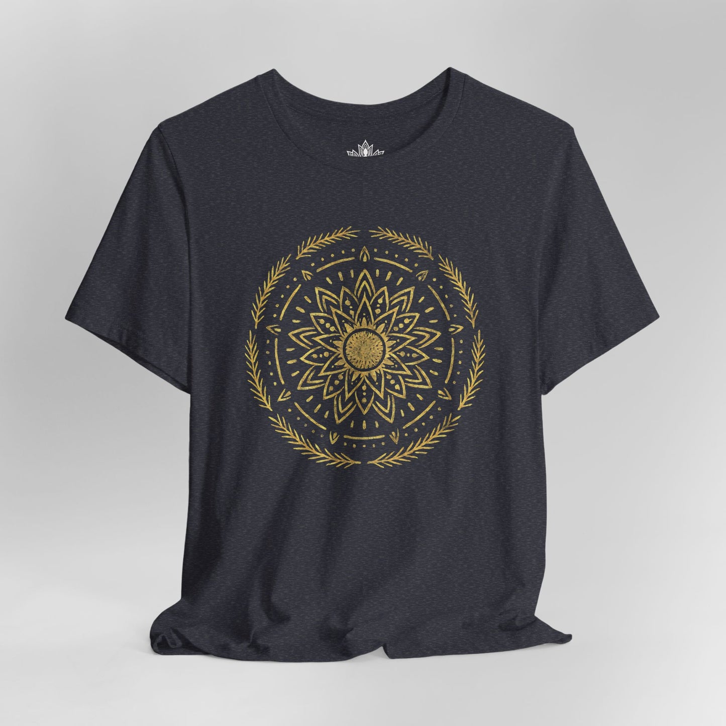 Golden Mandala – Sacred Balance Tee