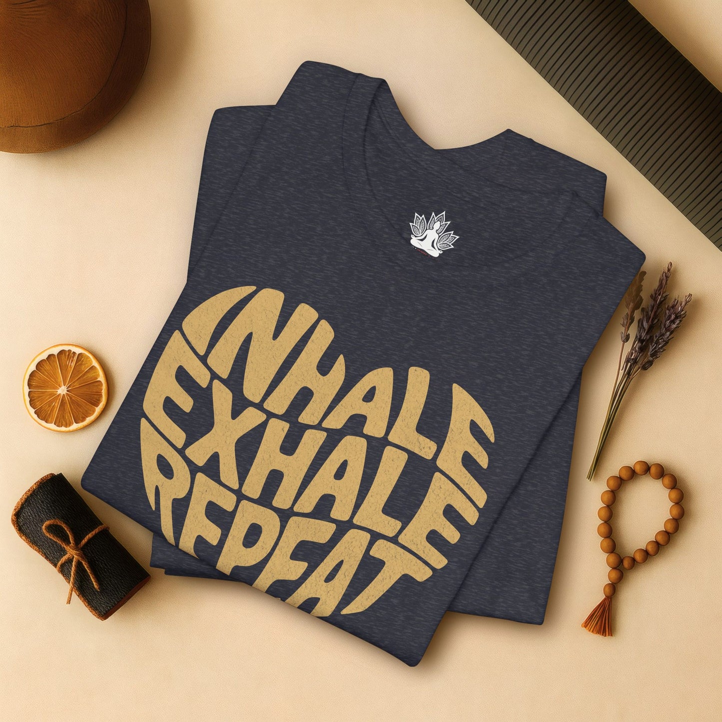 Inhale Exhale Repeat – Mindful Heart Tee