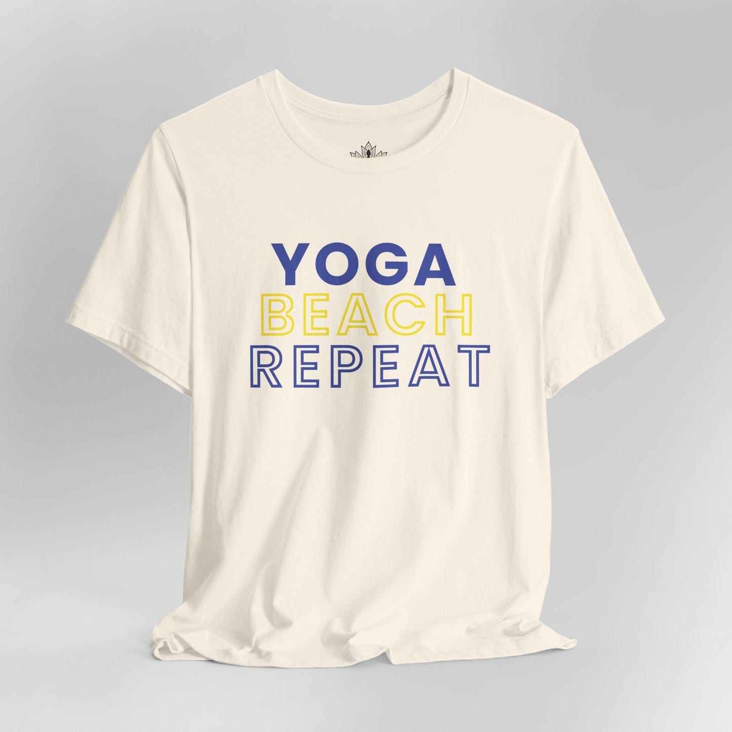 Yoga Beach Repeat – Summer 25 Edition Tee