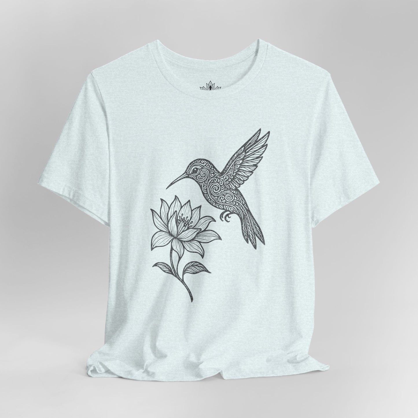 Hummingbird Lotus – Mandala Nature Tee
