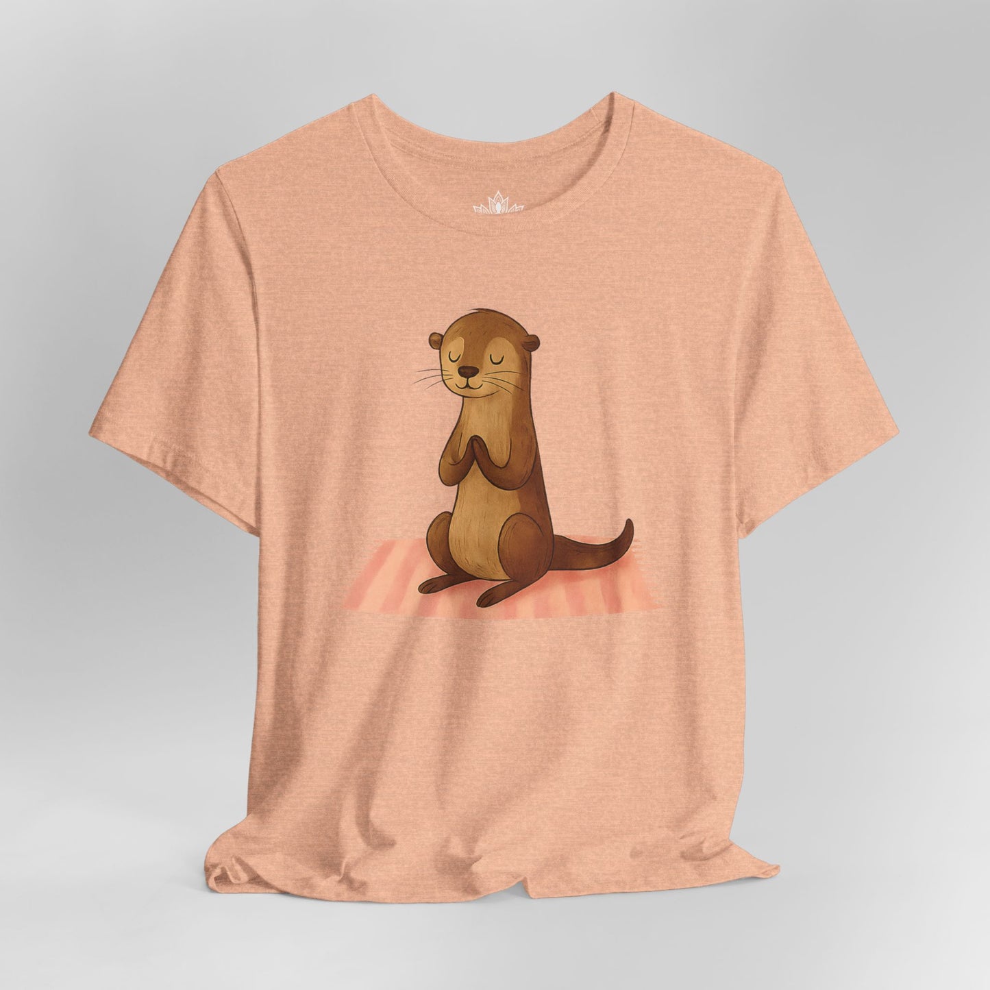 Peaceful Otter – Mindful Lotus Pose Tee