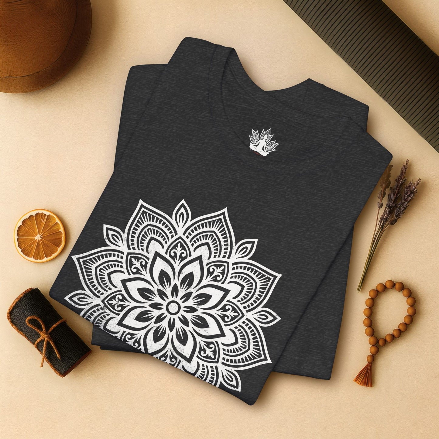 Spiritual Boho Mandala - Yoga Sacred Geometry Tee