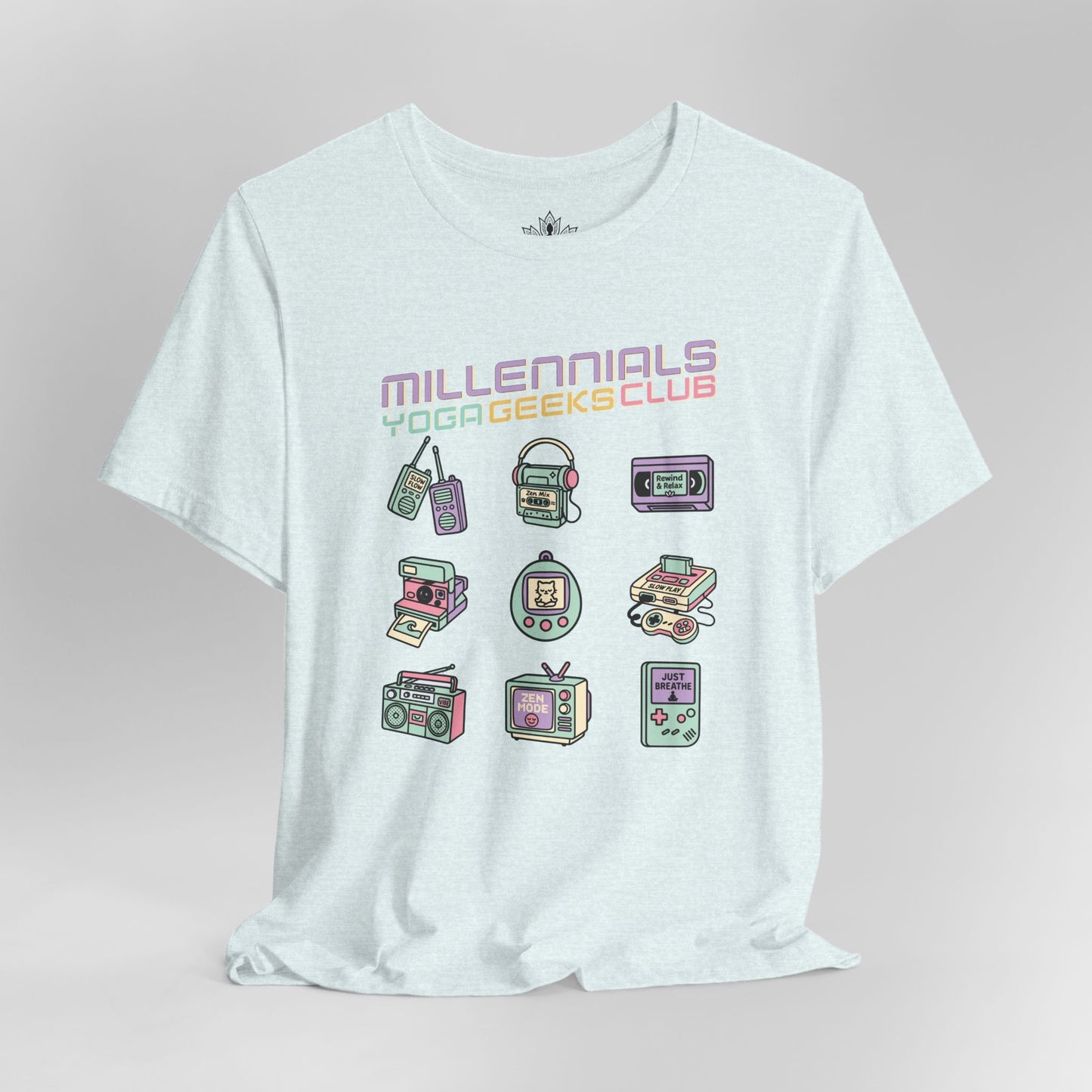 Yoga Geeks – Retro Millennials Tee