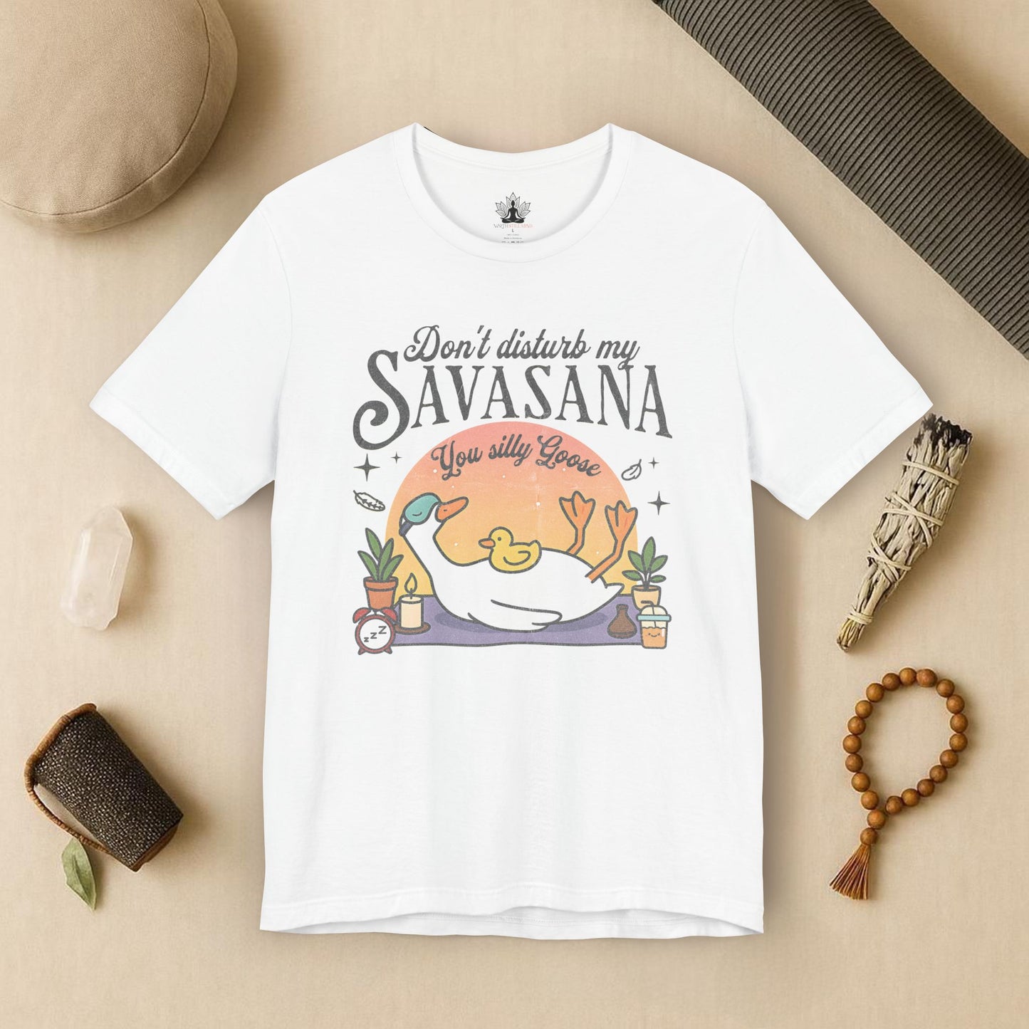Silly Goose Savasana – Funny Yoga Tee