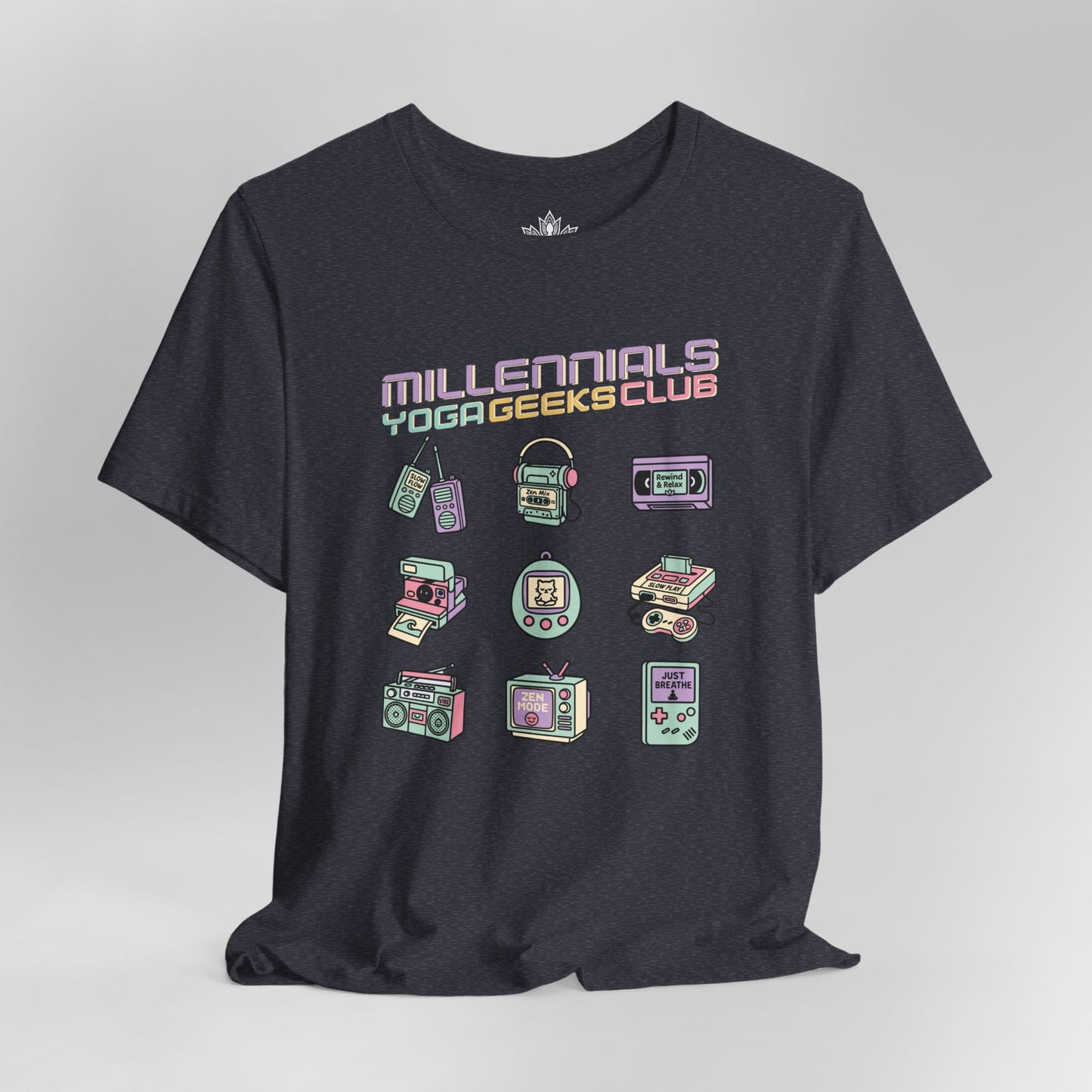 Yoga Geeks – Retro Millennials Tee