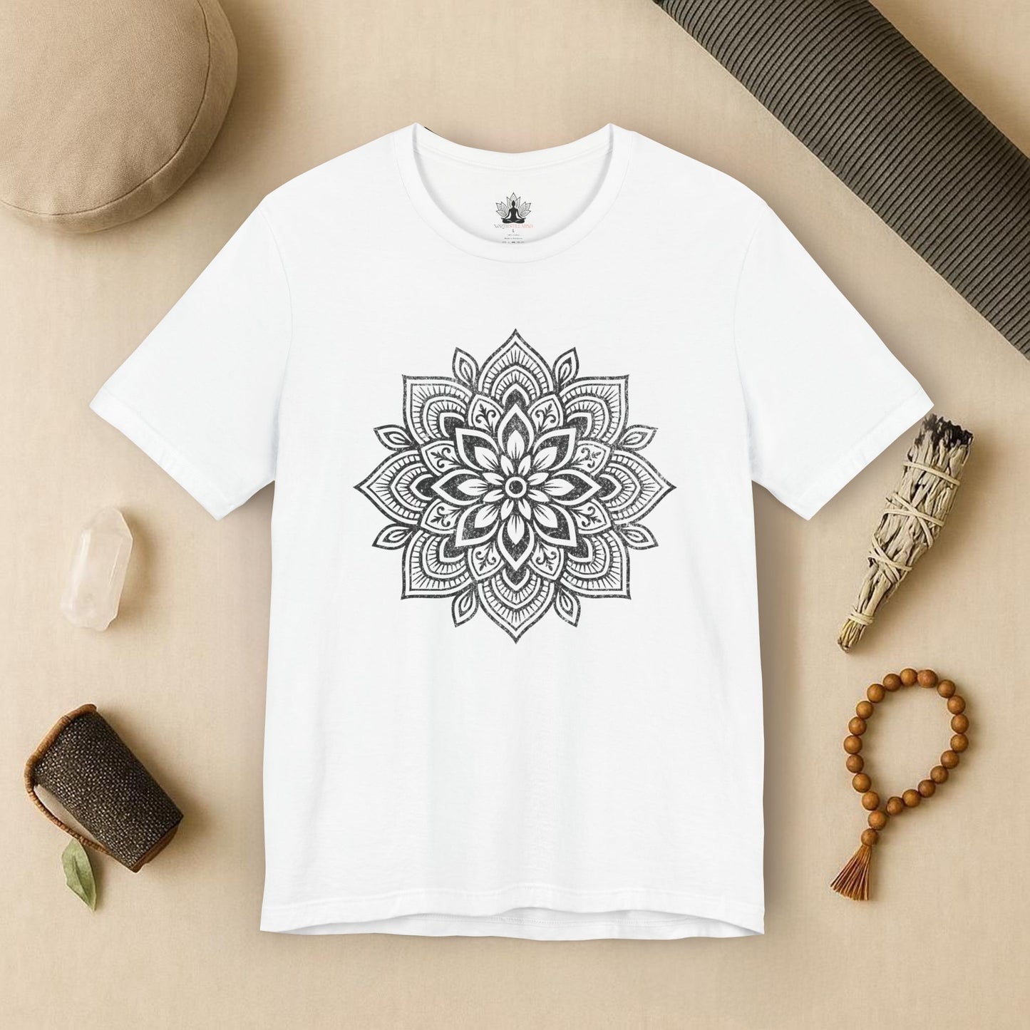 Spiritual Boho Mandala - Yoga Sacred Geometry Tee