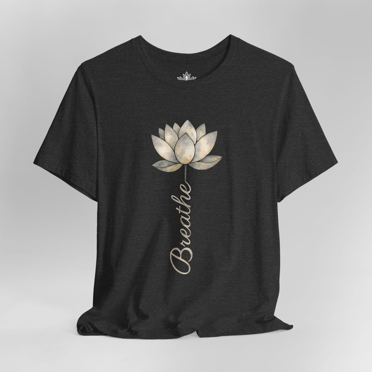 Breathe - White Lotus Bloom Tee