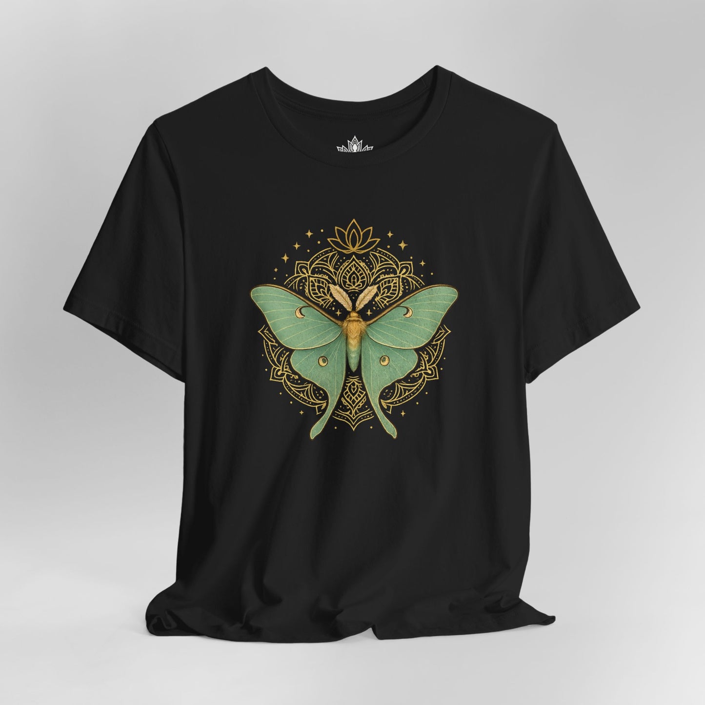 Celestial Moth Mandala - Sacred Lotus Tee