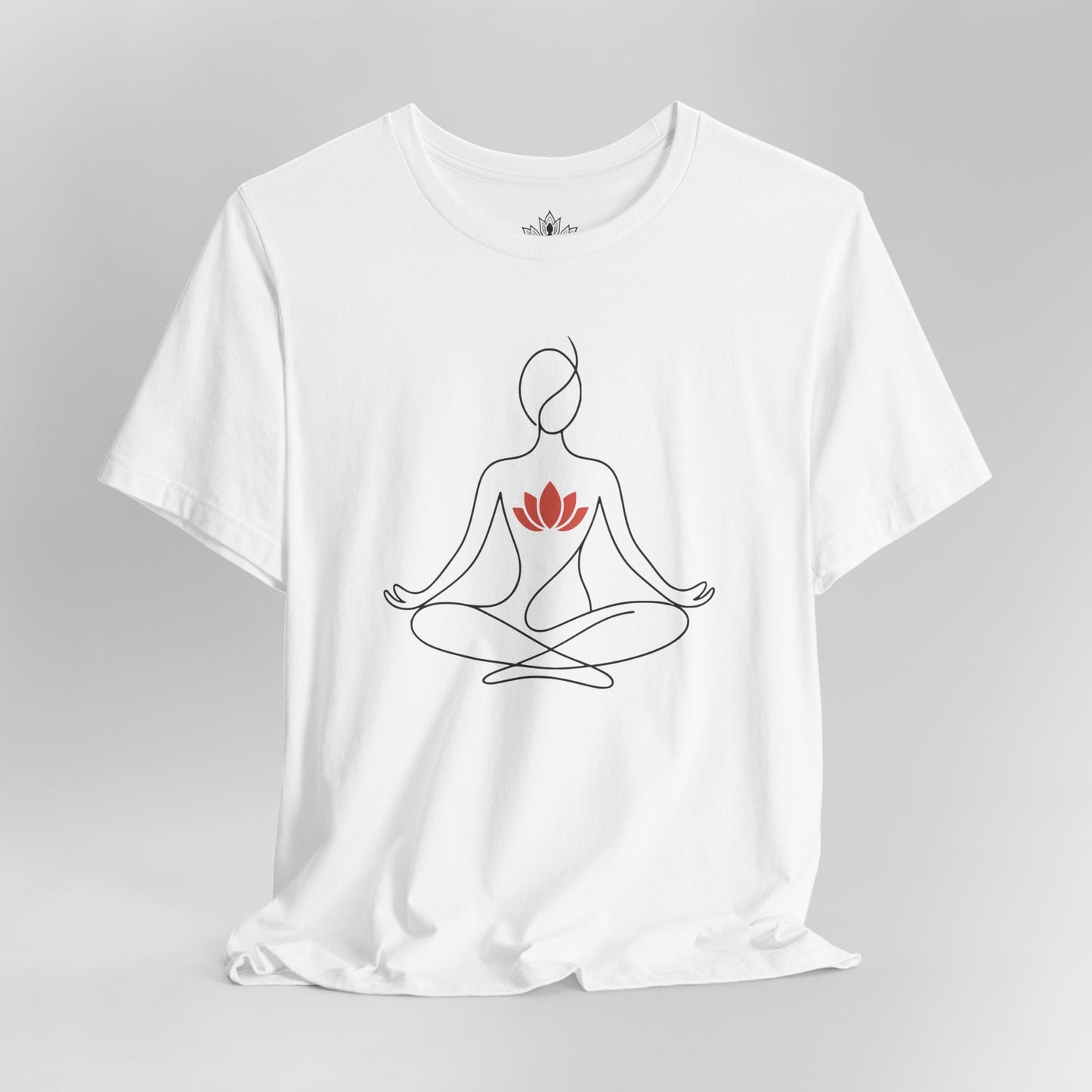 Lotus Heart – Minimalist Yoga Tee