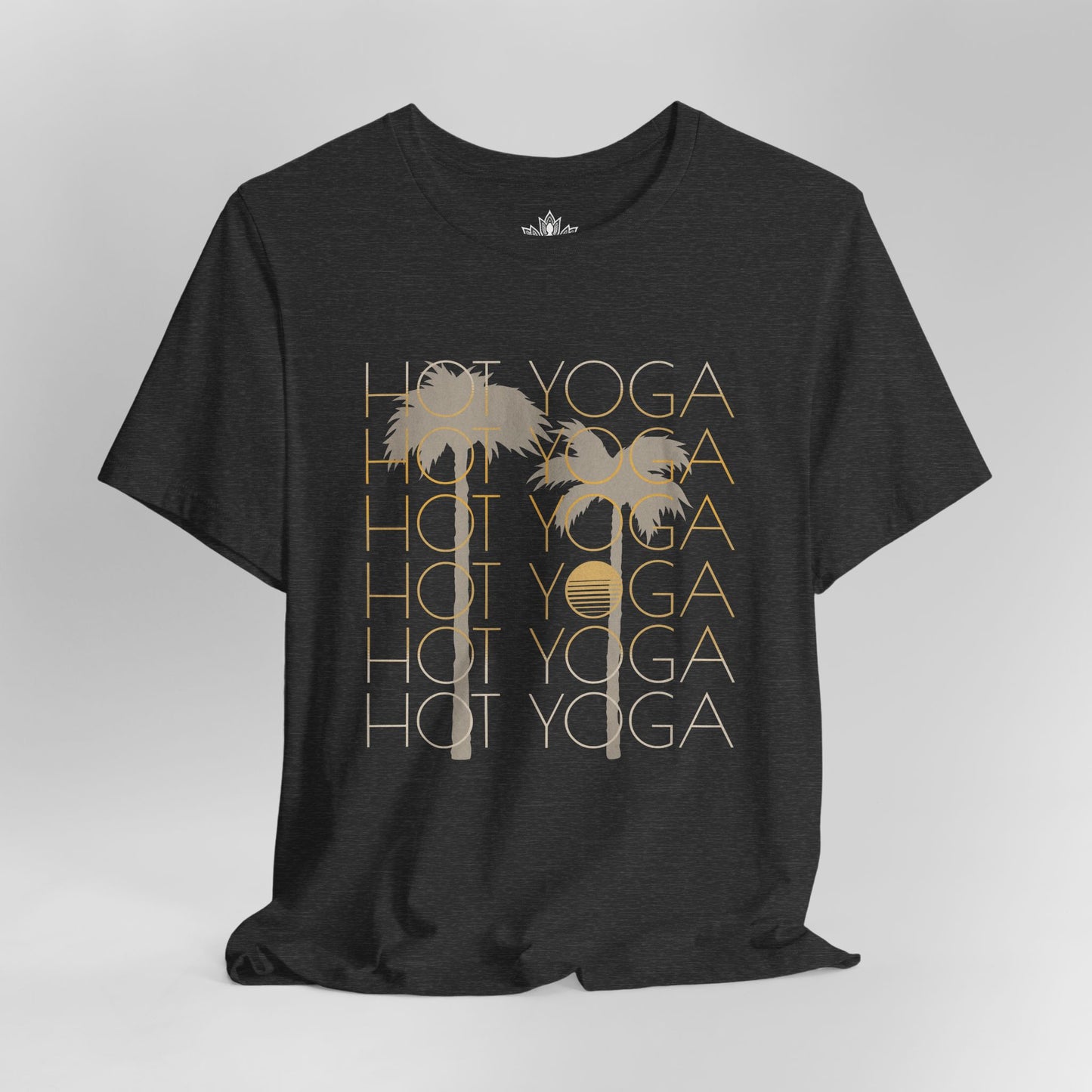 Hot Yoga Vibes - Palm Sunset Tee