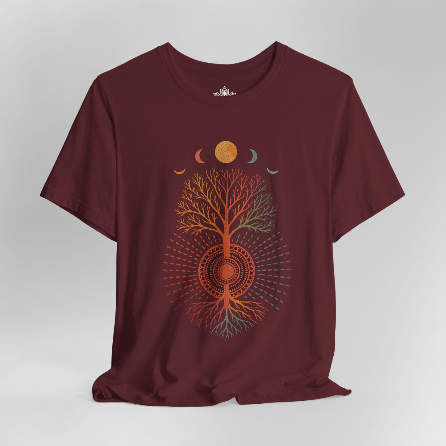 Mystic Roots Rising - Lunar Mandala Tee