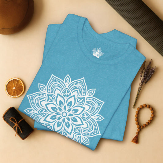 Spiritual Boho Mandala - Yoga Sacred Geometry Tee