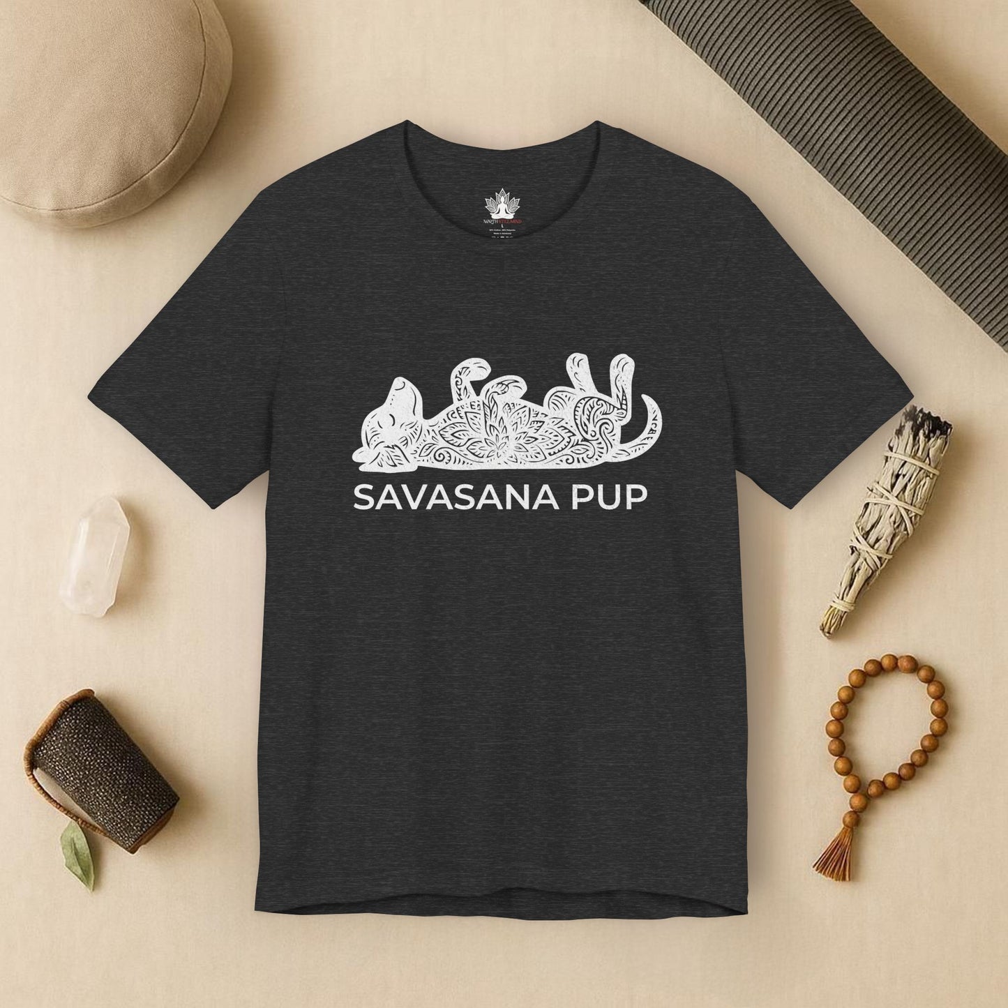 Chill Mandala Dog - Savasana Pup Tee