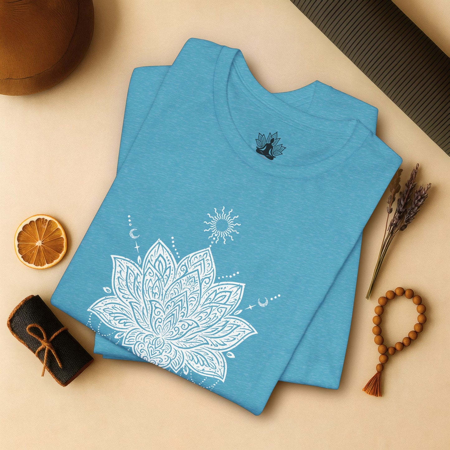 Celestial Lotus – Mystic Yoga Tee